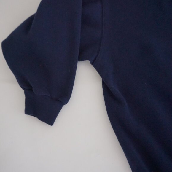 Vintage Alpine Express Navy Teddy Bear Heart Sweatshirt Cabincore Retro XL - Picture 7 of 9